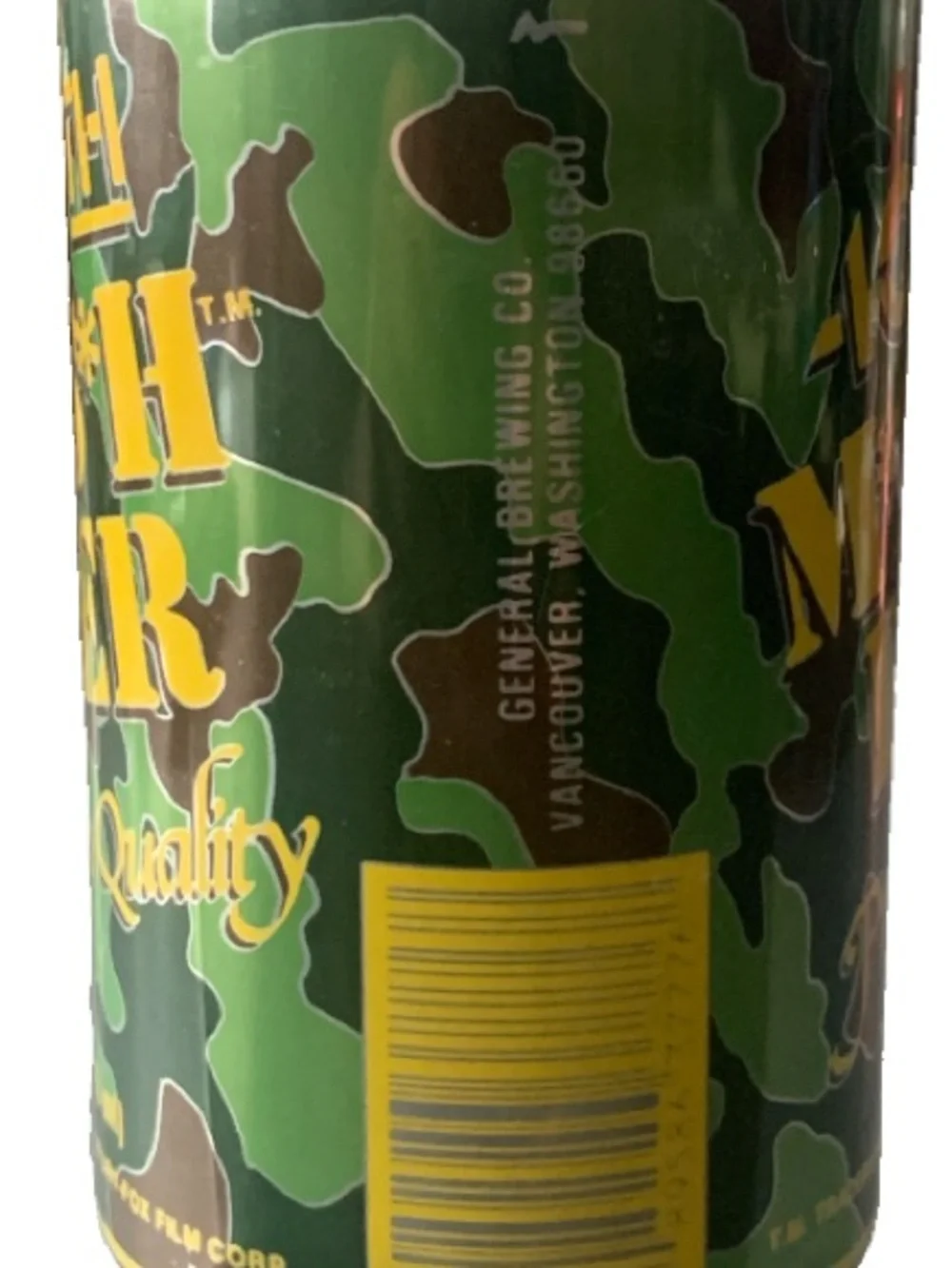 Vintage Beer Can 4077th MASH Beer Premium Quality Empty Aluminum Can